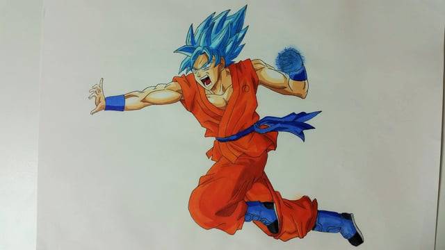 Anime Goku Drawing Easy