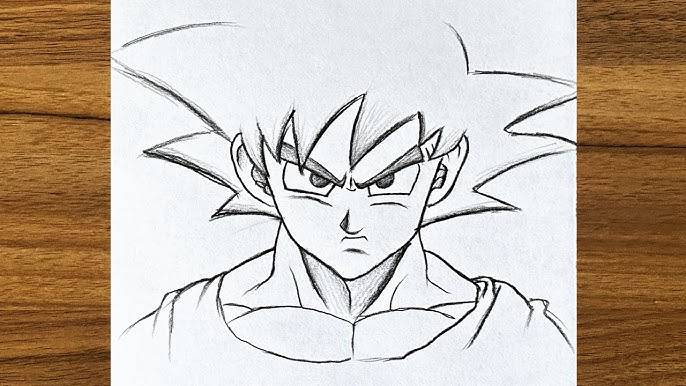 Dragon Ball Z Goku Drawing Step By Step