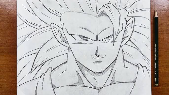 Draw Goku Face