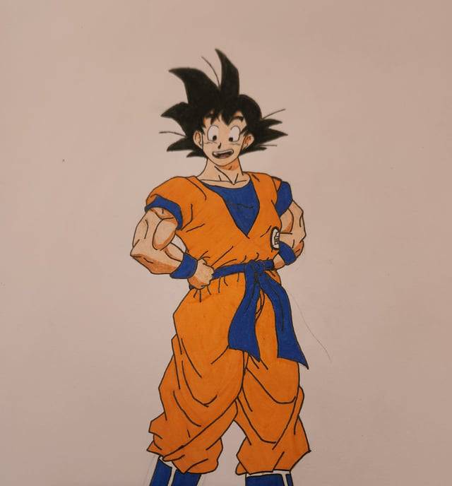 Drawing Goku And Vegeta