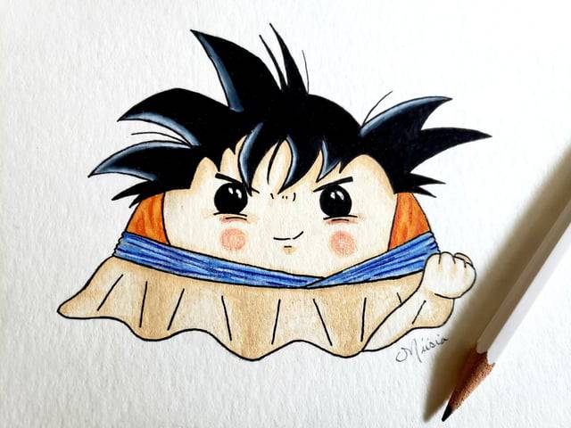 Drawing Goku Mui