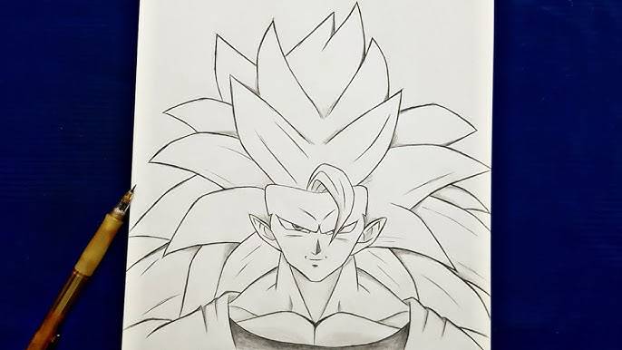 Drawing Goku Super Saiyan 2