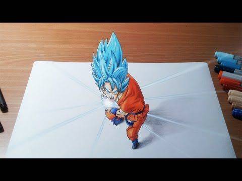 Drawing Goku Super Saiyan 3