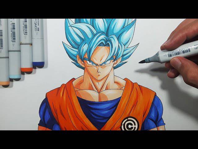 Drawing Goku Super Saiyan