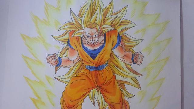 Drawing Of A Goku