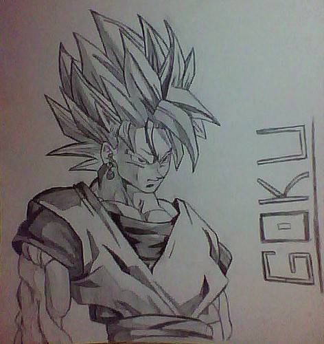 Goku And Vegeta Drawing Easy