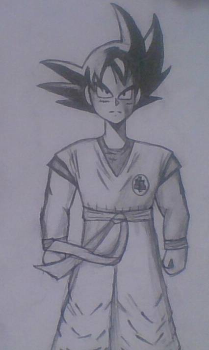 Goku Character Drawing