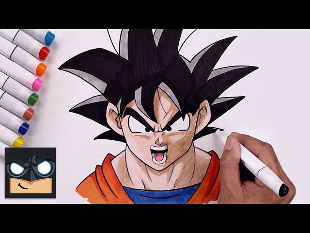 Goku Drawing Cartoon