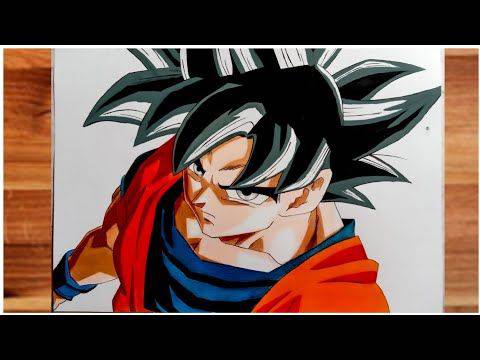 Goku Drawing Easy Half Body