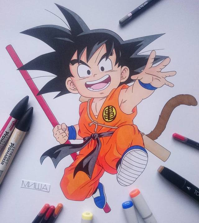 Goku Drawing Goku Drawing