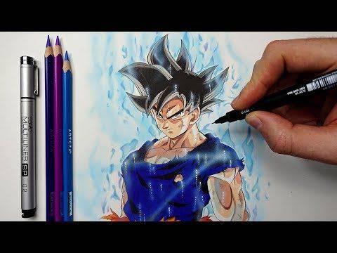 Goku Drawing Super Saiyan God