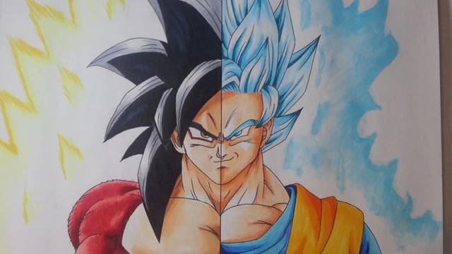 Goku Drawing With Pencil Full Body