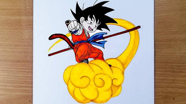 Goku Simple Drawing