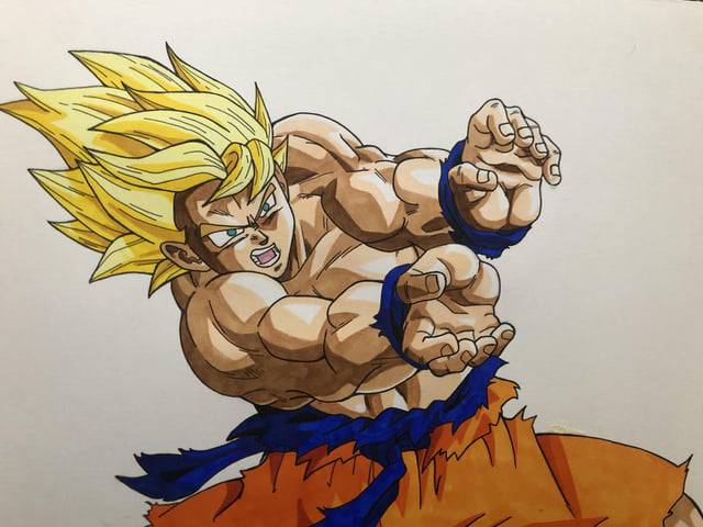 Ui Goku Drawing